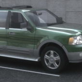 Ford Expedition Green Suv Car