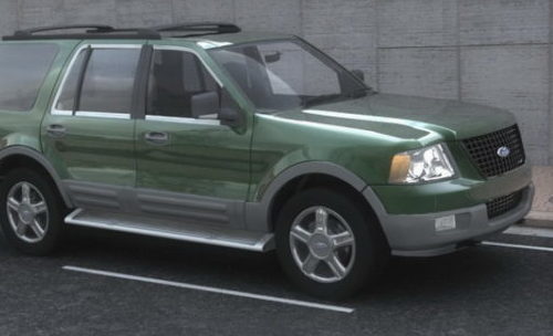 Ford Expedition Green Suv Car