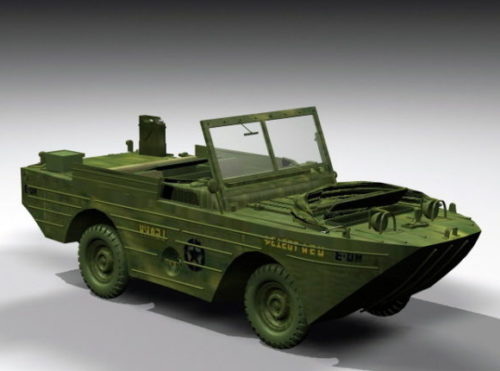 Army Amphibious Jeep Vehicle