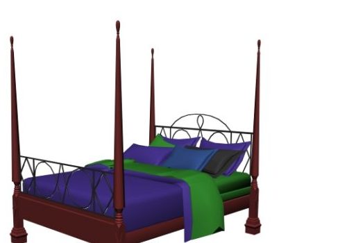 Furniture Four Poster Bed