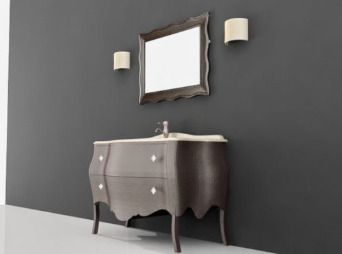 Standing Bath Vanity Cabinet Design