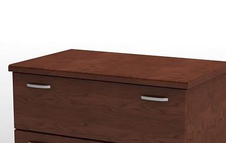 Single Storage Cabinet Brown Wood Furniture