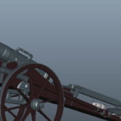 French Artillery Cannon Weapon
