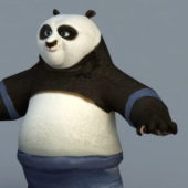 Kungfu Panda Po Cartoon Character