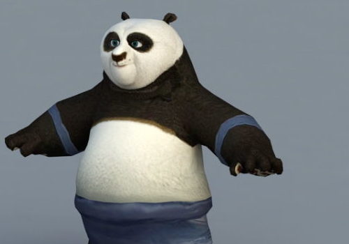 Kungfu Panda Po Cartoon Character