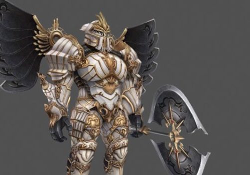 Paladin Armored With Battle Axe | Characters