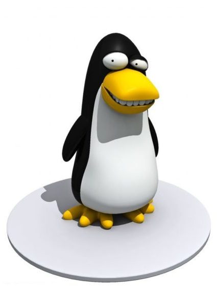 Funny Penguin Cartoon Animal