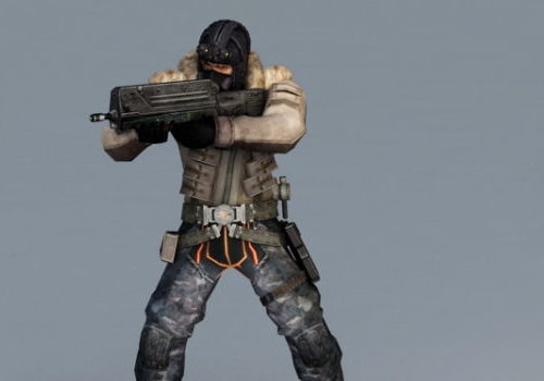 Commando Concept Character