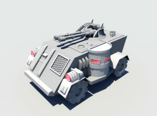 Future Sci-fi Fighting Vehicle