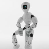 Futuristic Robot Rig Character