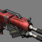 Sci-fi Assault Rifle Gun
