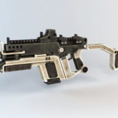 Futuristic Gun Automatic Rifle