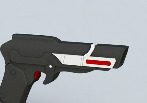 Weapon Futuristic Handgun