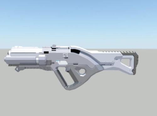 Fantasy Laser Rifle Gun