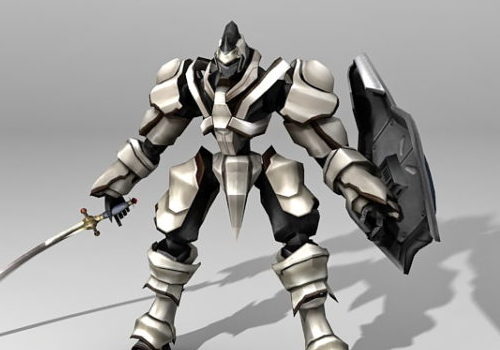 Character Futuristic Robot Warrior