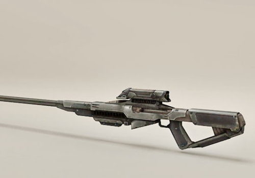 Sci-fi Design Sniper Rifle Gun