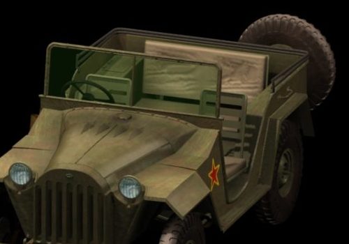 Military Gaz-67b Jeep Vehicle