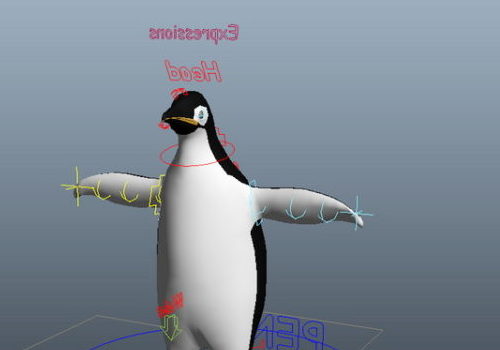 Gentoo Penguin Rigged
