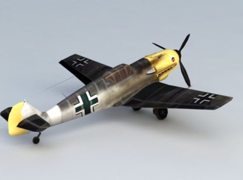 German Bf-109 Wwii Ircraft
