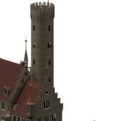 Germany Lichtenstein Castle Buildng