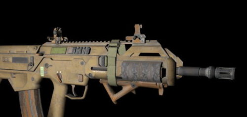 Weapon Ghosts Assault Rifle Gun