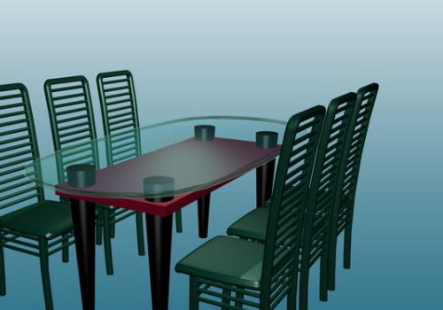 Glass Dining Table Furniture Sets