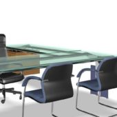 Glass Office Desk Furniture Collection