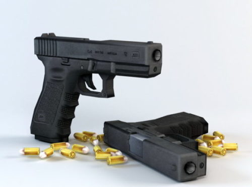 Weapon Glock-17 Pistol Gun