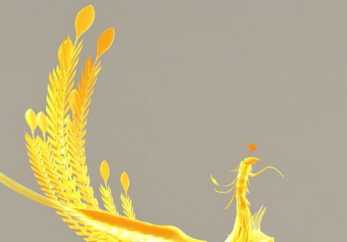 Golden Phoenix Bird | Animals