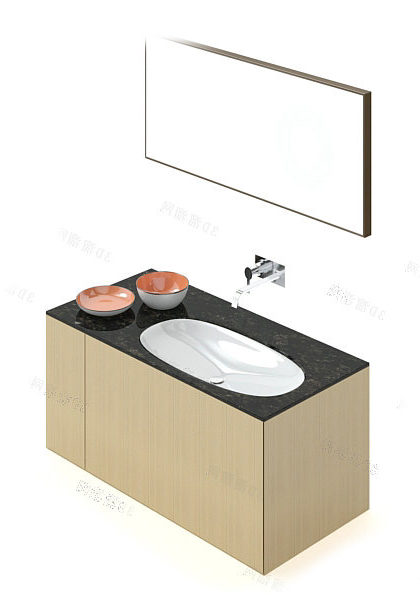 Granite Counter Top Bathroom Vanity