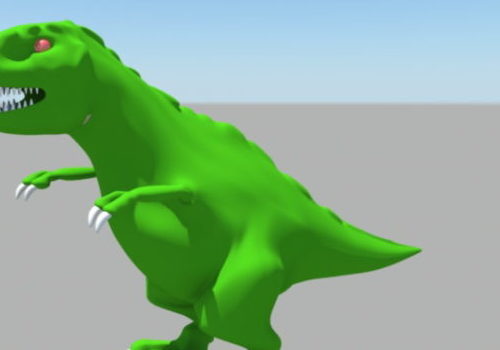 Green Tyrannosaurus Rex Dinosaur