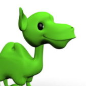 Green Camel Cartoon Kid Toy | Animals