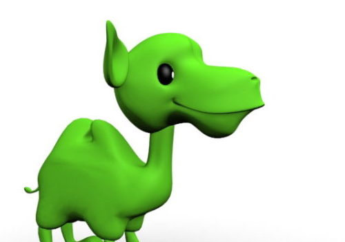 Green Camel Cartoon Kid Toy | Animals