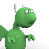 Green Cartoon Dragon Toy | Animals