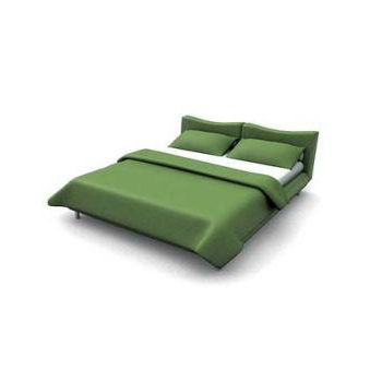 Green Platform Bed | Furniture