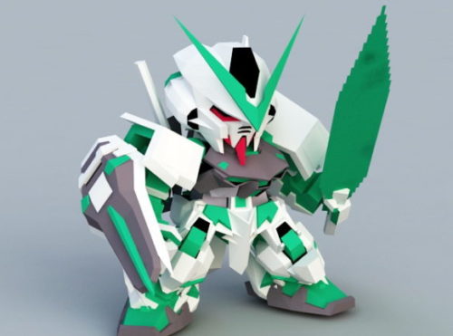 Cartoon Gundam Astray Game Character