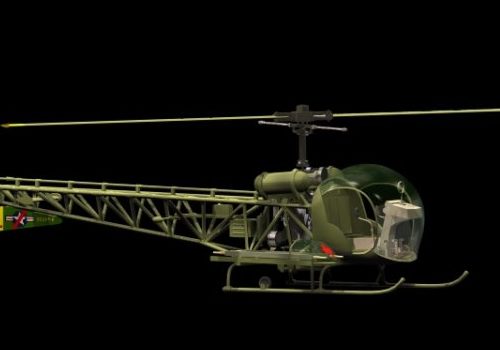 Military H-13 Sioux Light Helicopter