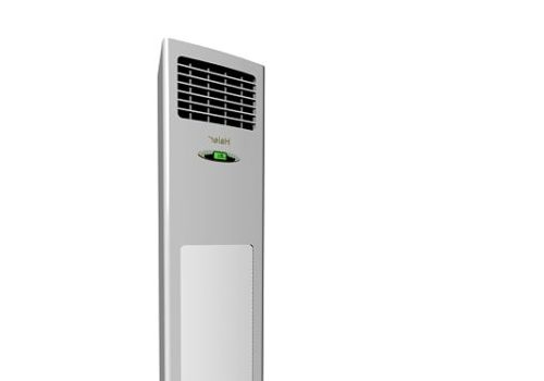 White Floor Standing Air Conditioner V2
