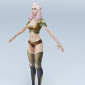 Half-elf Woman Character