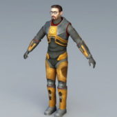 Half-life Game Character Gordon Freeman