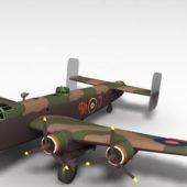 Army Halifax Bomber Aircraft