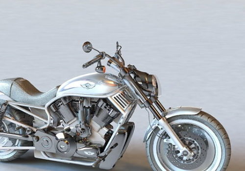 Harley Davidson Chopper Motorcycle
