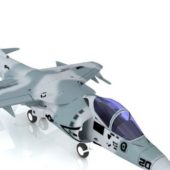 Military Harrier Jump Jet Aircraft