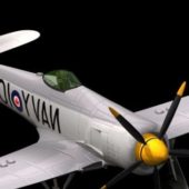 Military Hawker Sea Fighter Bomber Aircraft