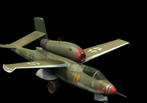 Aircraft Heinkel He-162 Fighter