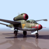 Military Heinkel He162 German Fighter Aircraft