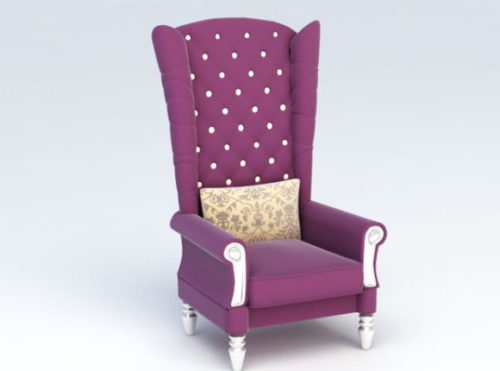 High Back Style Accent Chair Furniture