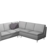 High Back Cloth Sectional Sofa | Furniture