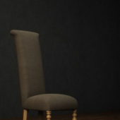 High Back Black Side Chair | Furniture