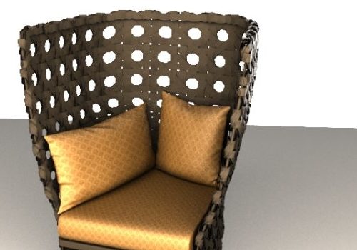 High-backed Upholstered Home Chair | Furniture